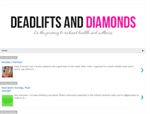 Tablet Screenshot of deadliftsanddiamonds.com